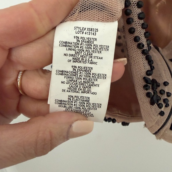 Deco-Beaded Two-Piece Dress Halter top - Picture 9 of 11